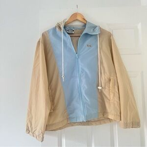 Vintage Izod for her Lacoste shell windbreaker full zipper jacket